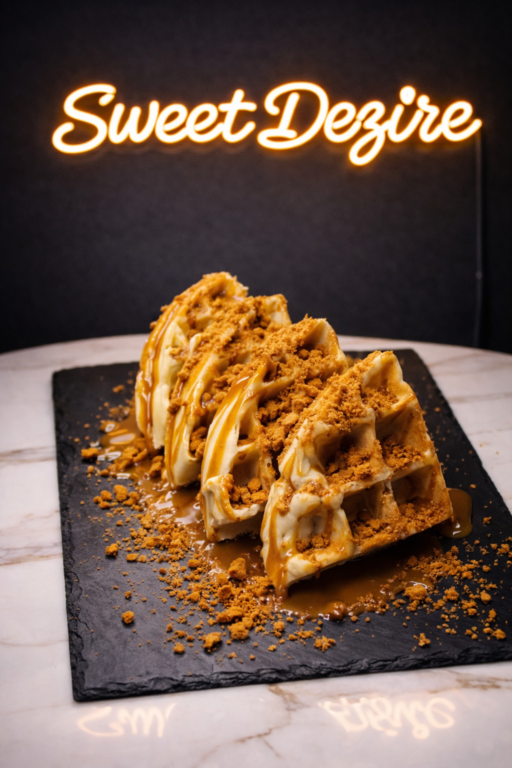 Biscoff Half Waffle