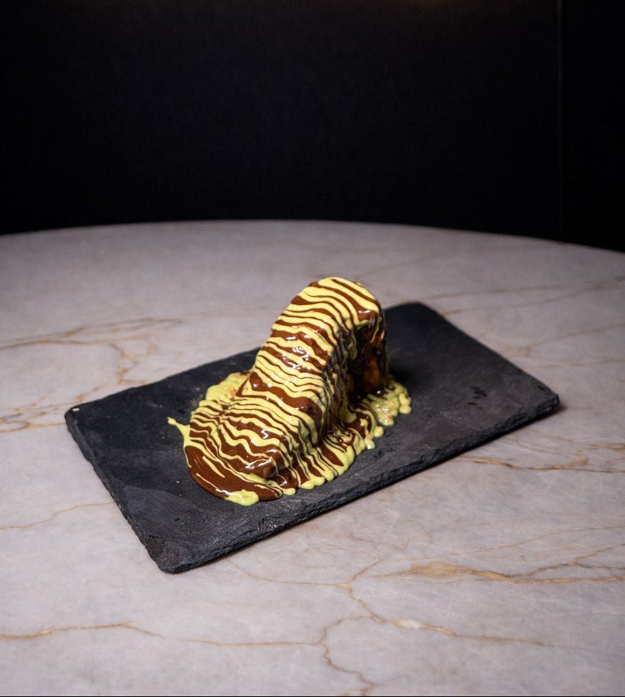 Pistachio Kunafa Cheesecake