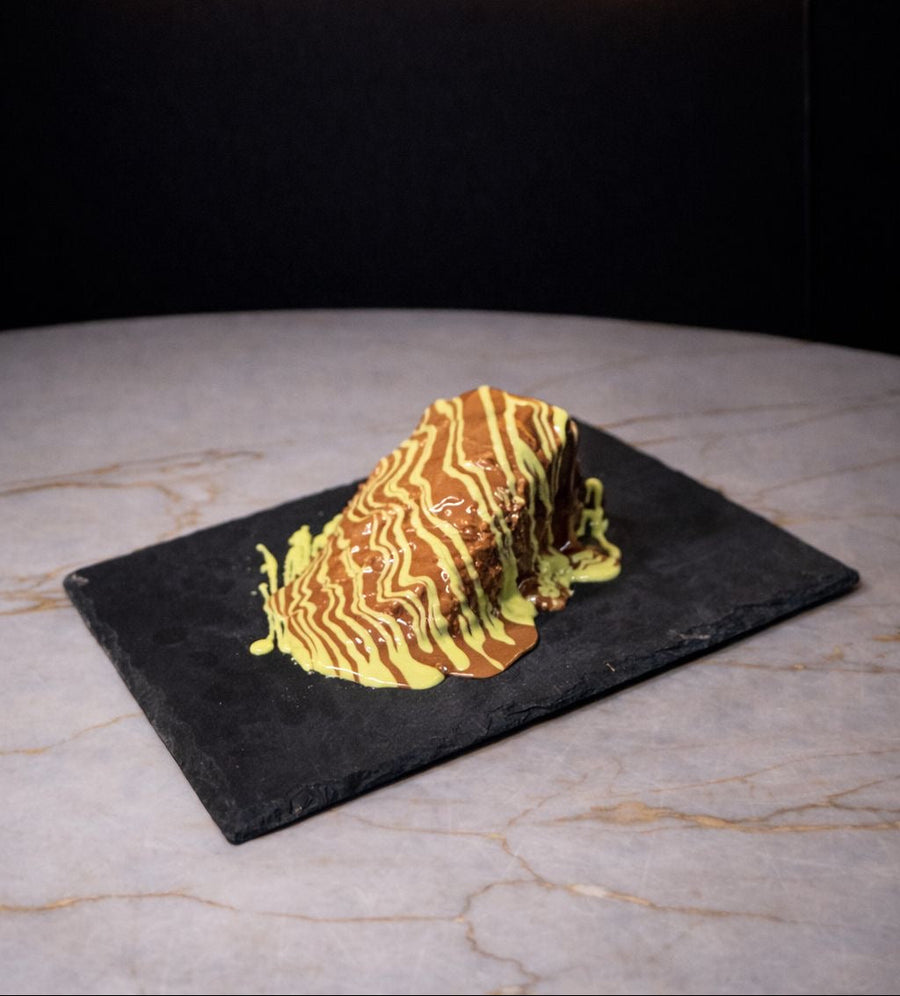 Pistachio Kunafa Cake