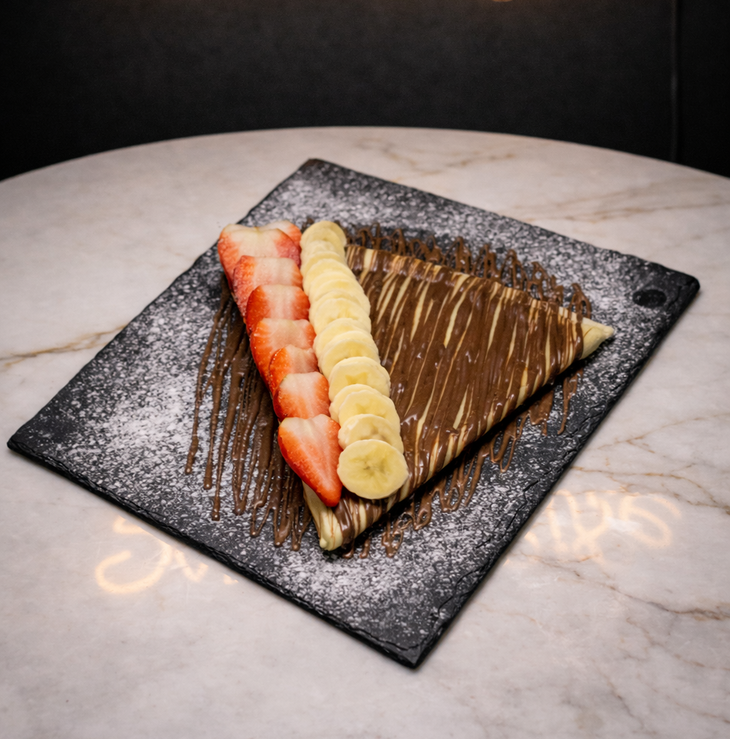 Strawberries & Banana Crepe