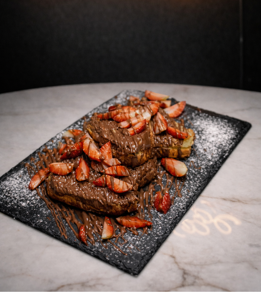 Strawberries & Nutella French Toast